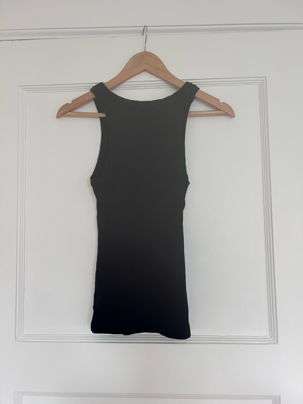 Agolde Black Ribbed Tank Top - Picture 3 of 3